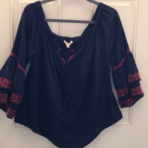 Solitaire Off the Shoulder Top
